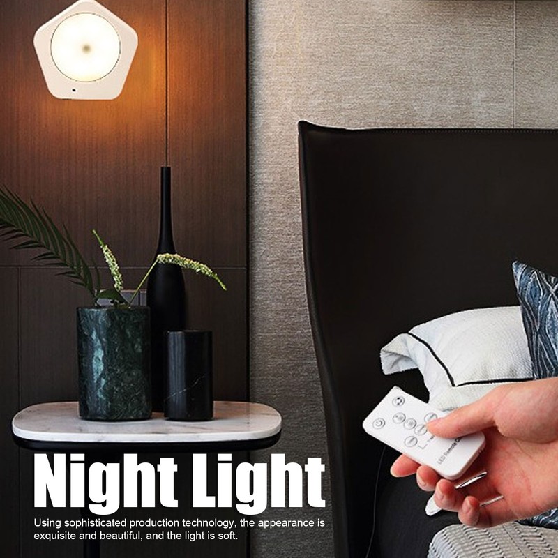 Night Light Exquisite Beautiful Safe Reliable Decorative Remote Control Lamp