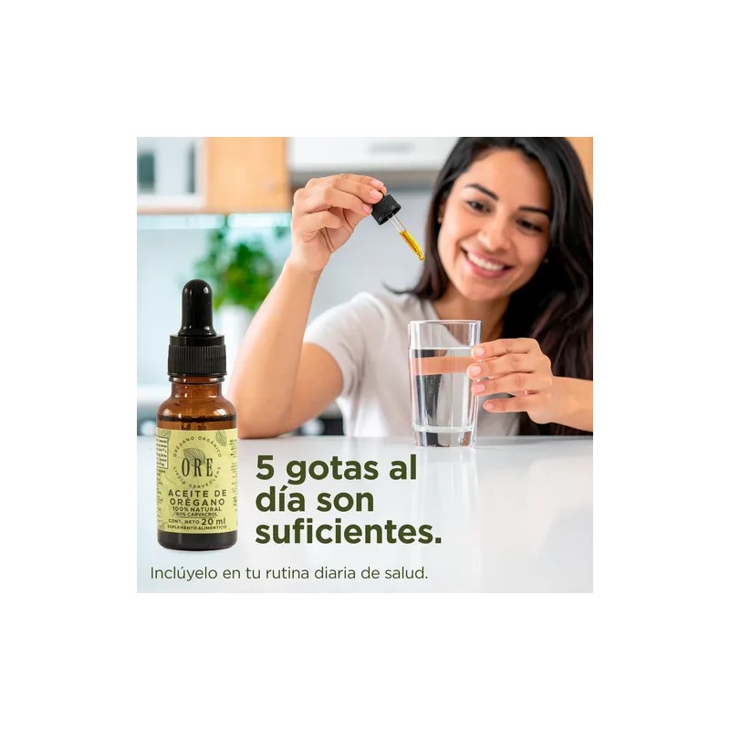 2 Pack Ore Aceite De Orégano 20 Ml Cu