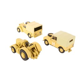 Oxford Diecast 76SET23 3 Piece Set - Tilly, David Brown Tractor and Land Rover