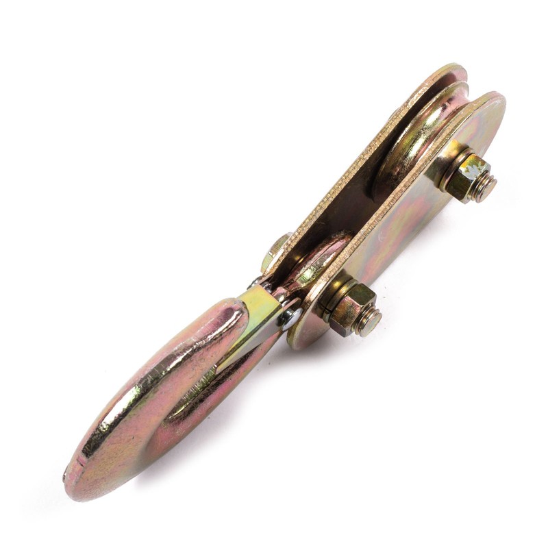 Pulley with Safety Hook for Winches 2 Ton 7mm Rope