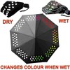 M-V-O Colour Changing Mini Umbrellas, Compact Folding Windproof Travel Umbrellas