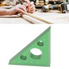 3in Right Angle Measure Ruler Thick Aluminum Alloy 45 Degree
