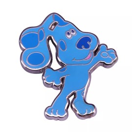 Unbranded Blue From Themed Blues Clues 1.25" Tall x 1" Wide Metal/Enamel Pin
