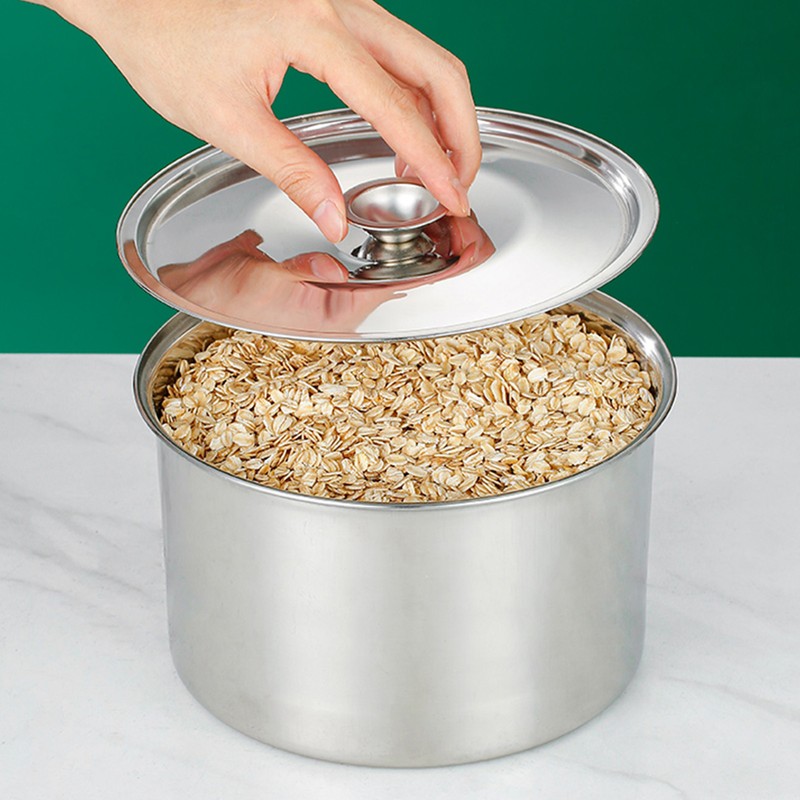 Stainless Steel Seasoning Bottle Large Capacity Multifunctional Seasoning Jar Container