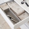 Household Essentials Narrow Organizer Tray 2 Pack, Gray