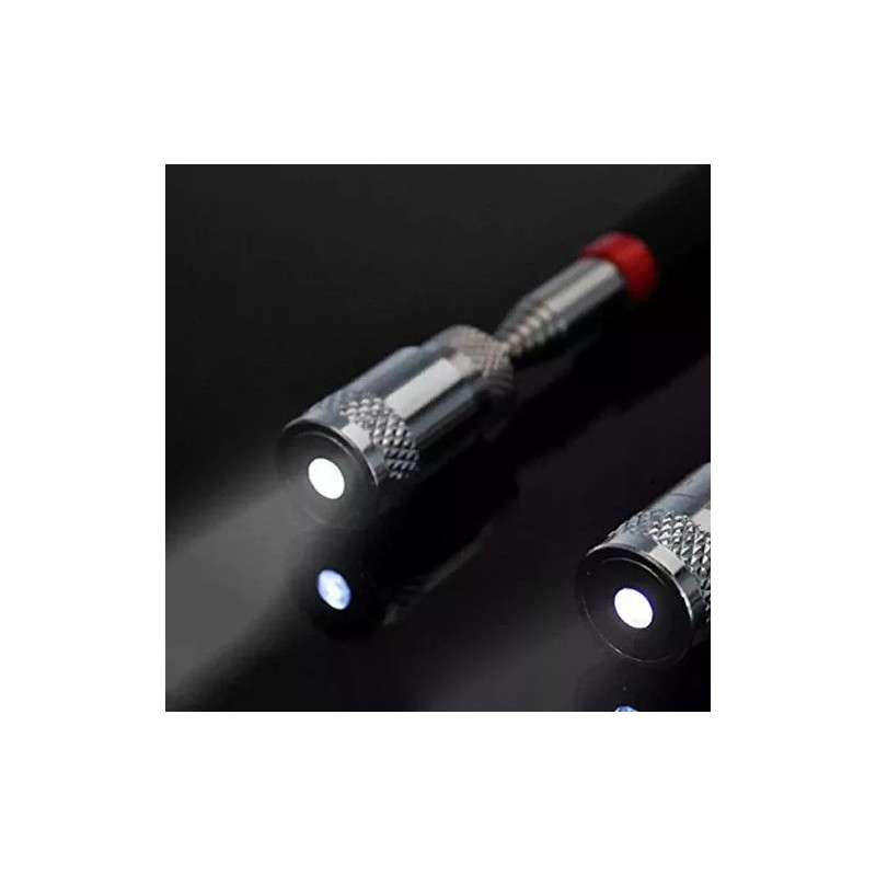 A.E.S 24 Pack Magnetic Pickup Tool LED Light Telescoping Handle