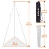 ARTASY 63" Easel Stand for Wedding Signs, Posters, Portable Artist