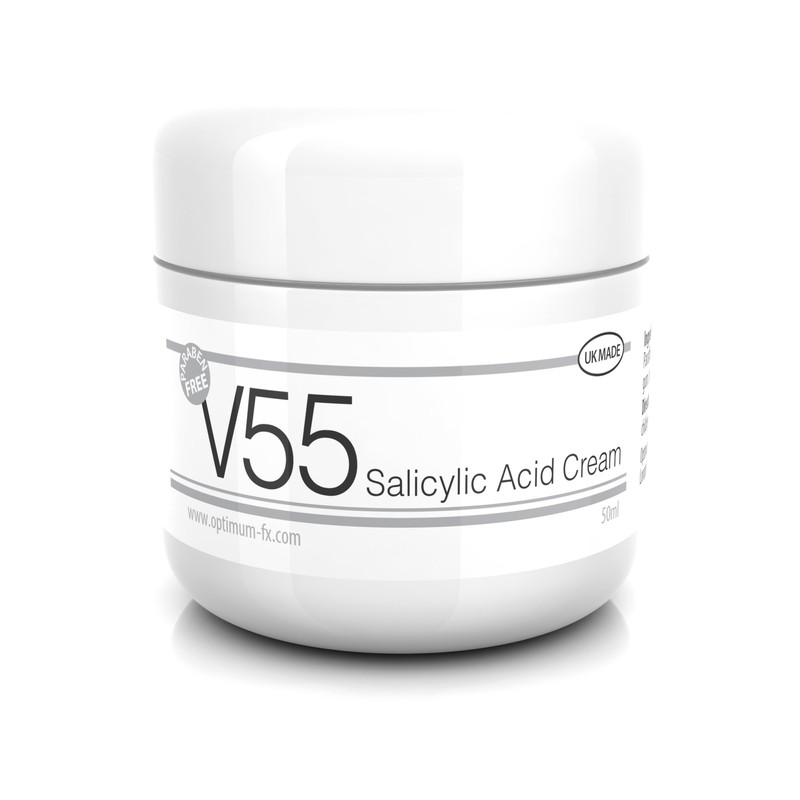 V55 Salicylic Acid Cream for Spots Blackheads Blemishes and Problem