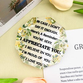 Gifts for Girlfriend Christmas I Love You Gifts for Her Acrylic Inspirational Plaque Wife Birthday Gift Ideas Romantic Gift for Her Fiancee Gf Soulmate Valentines Long Distance Relationship Presents
