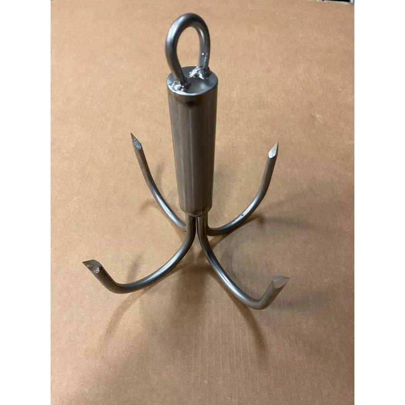 S&S Welding 8 Inch dia 4 Prong Welded 3/8” Stainless