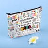 JYTAPP BCBA Makeup Bag Women Behaviour Analyst Gift SPED Appreciation