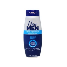 Nair Men's Hair Removal Cream, Body Hair Remover for Men, 13 Oz Bottle