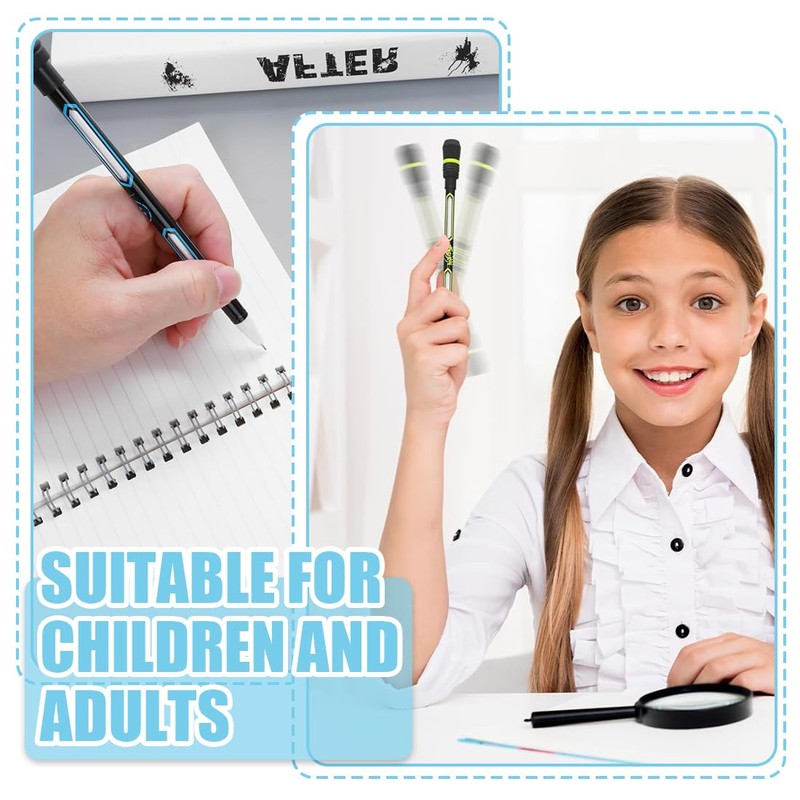 Pack of 4 Spinning Pen, Rolling Finger Rotation Pens, Roller