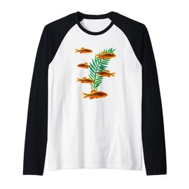 Celestial Pearl Danios Aquarium Nano Fish Tank Lovers Raglan Baseball Tee