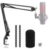 SUNMON HyperX QuadCast Boom Arm，Adjustable Suspension Microphone Boom Arm for