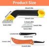 12 Pcs Pro Grout Scraping Rake Tool, Tile Grout Hand