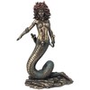 8.75 Inch Medusa Cold Cast Decorative Statue Figurine, Bronze Color