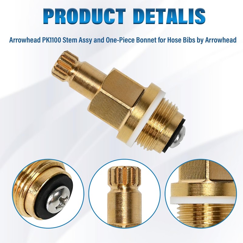 PK1100 Fits for Arrowhead Brass Assy and One-Piece Bonnet for