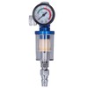 Spray Gun Air Regulator Aluminum Alloy Plastic In Line Water