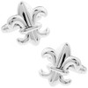 Silver Fleur de Lis Cufflinks [Cufflinks, Cufflinks] n01999