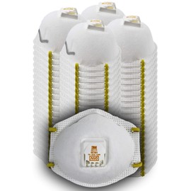 3M 3M 8511 Particulate Disposable Respirator, N95, Pack of 80, NIOSH APPROVED, Cool Comfort and Fewer Pressure Points with Dual Point Attachment for Grinding, Sanding, Sawing, Sweeping, Dust, Smoke