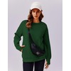 PINSPARK Sweatshirt for Women Oversized Fleece Pullover Crewneck Y2K Sweatshirts