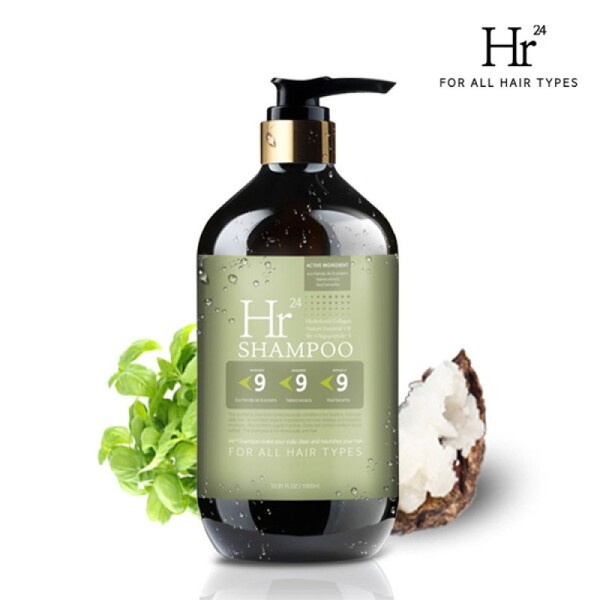 Hr24 Protein Large Capacity Scalp Mildly Acidic Silicone-Free Shampoo 1000ml
