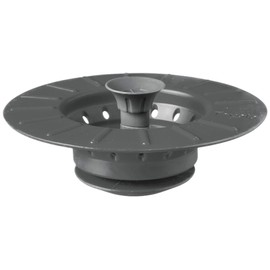 Tovolo Collapsible Stopper and Strainer - Charcoal