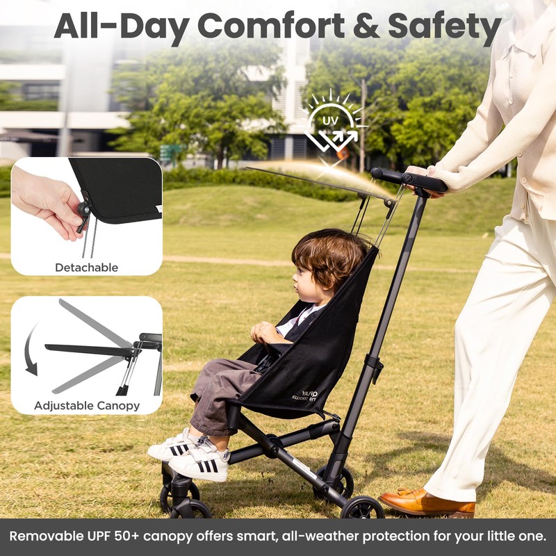 QPlay Ultra Lightweight Travel Stroller for Baby Aged 6-36 Months,