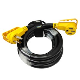 Parkworld NEMA 14-50 Extension Cord for RV Hookup and EV Charger, 4-Prong, 50 AMP, 125/250 Volts, 12500 Watts (15FT)