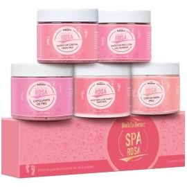 Kit Spa Pies De 5 Profesional Exfoliante Hidratante Pedicure