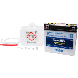 WPS Western Power Sports Conventional 12V Standard Battery with Acid Pack