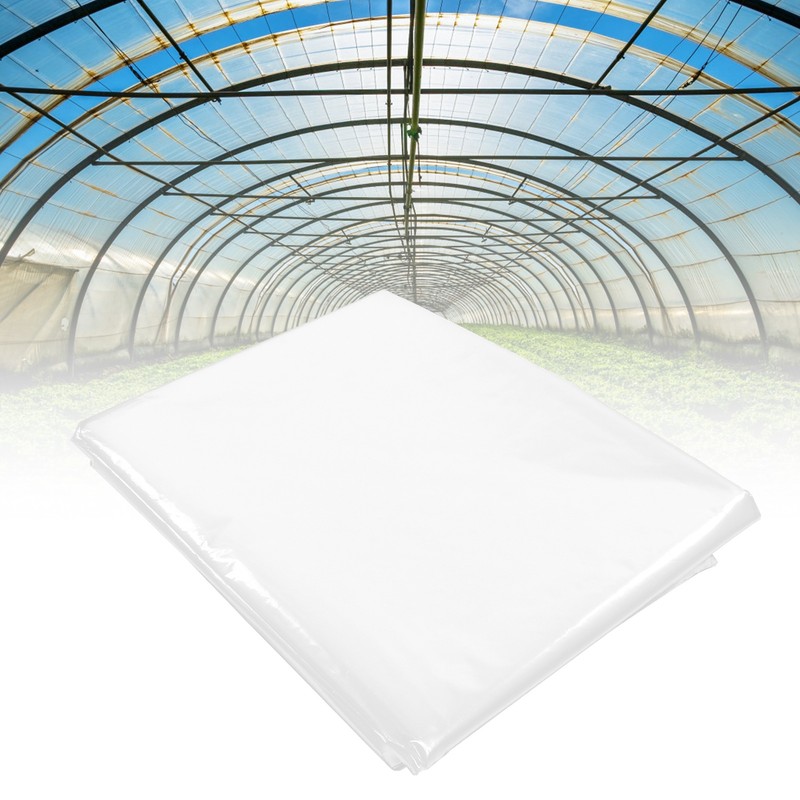 PE Plastic Film Transparent Dustproof Garden Plant Cover Greenhouse Agricultural