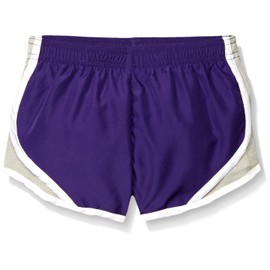 Soffe Girls' Big Team Shorty Short, New Purple, Medium