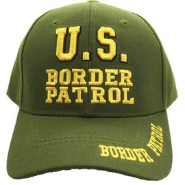 Let it Fly US Border Patrol Green Embroidered Hat Cap