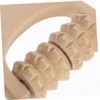 Gatuida 4pcs Handheld Wooden Massager Set Ergonomic Body Massage Roller