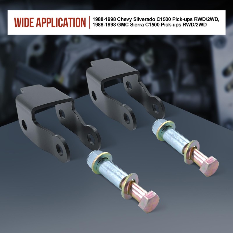 4"-6" Shock Extenders Fit Silverado Sierra 1500, Shock Extension Kit
