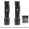 UltraFire Mini LED Torch 650 Lumen Zoomable 5 Modes AAA