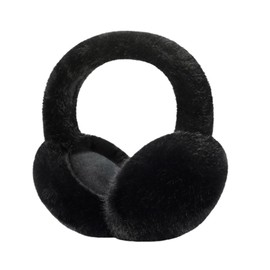 YLYMWJ Warm Earmuffs for Women Furry Fleece Ear Covers Thermal Windproof Ear Warmer Protection Fluffy Plush Foldable Ear Warmer