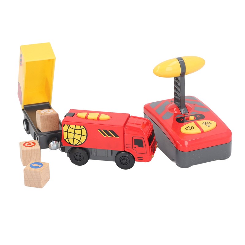 Remote Control Electric Train with Sound and Light Magnetic Connection