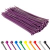 Pack of 100 Cable Ties, Cable Ties UV Resistant, Nylon,