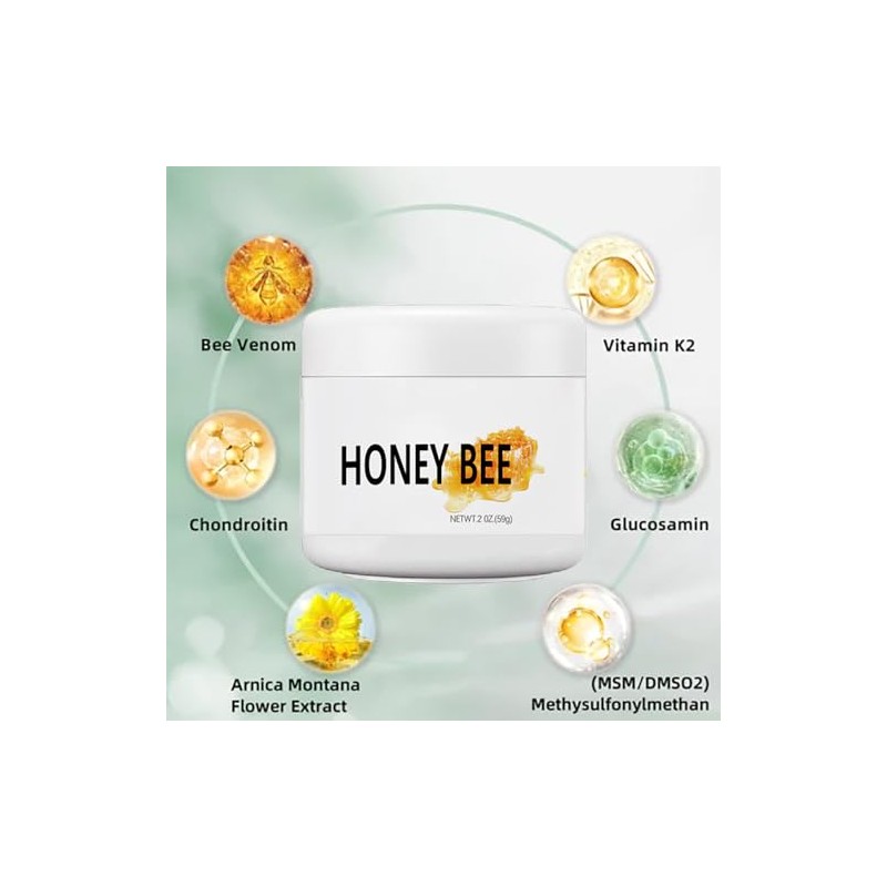 Australian Bee Venom & Bone Balm - Cream with Honey