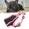 Short Snout Dog Muzzle Adjustable Breathable Prevent Biting Chewing Dog