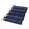 Rotary13B1 Remove Before Flight Key Chains - Black/Blue - 5pcs