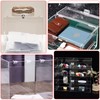 8PCS Small Clear Plastic Hinges Acrylic Small Hinges Self-Adhesive Acrylic
