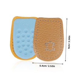 Beavorty 1Pair Thick Heel Pads for Fatigue Relief Breathable Non Slip Heel Cushions for All Shoe Types Washable Gel Heel Cups for Comfortable Support