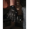 BORLENI Motorcycle Gloves Breathable Motorcycle Gloves Leather Full Finger Knuckle