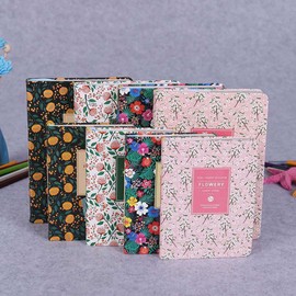 (pont du monde) Notebook, Journal, Schedule, Notebook, Floral Print, Cute, Stylish, Cute (Small, Divine Flower)