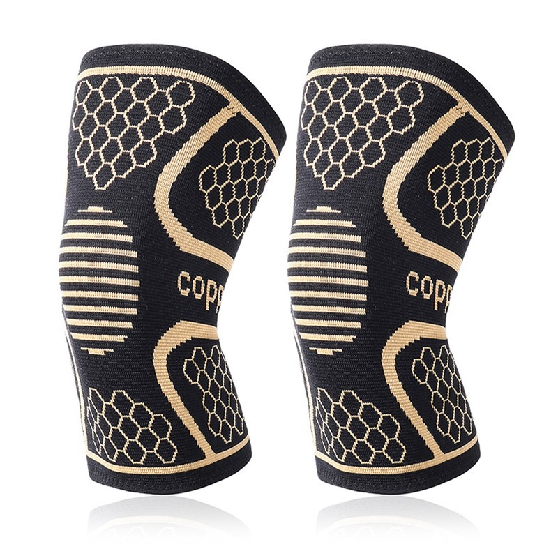 1 Pair Knee Sleeve Breathable Skin Friendly Nylon Knee Brace