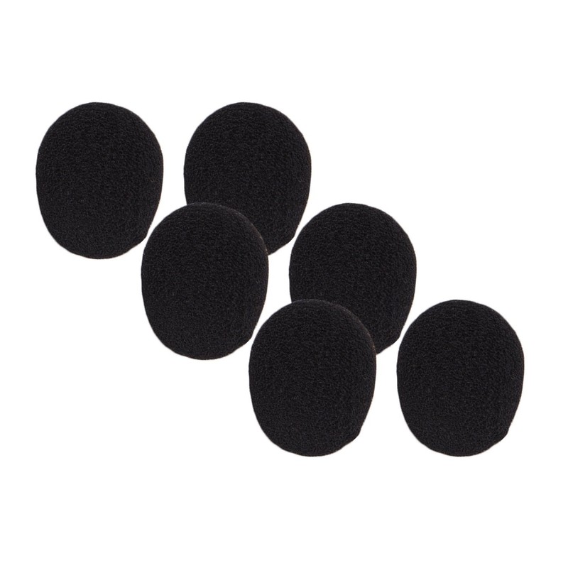 Sunmns 6 Pack Mini Size Lapel Headset Microphone Windscreen Foam
